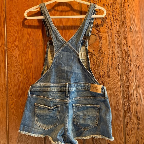 Denim Short Overalls Shortalls - Picture 2 of 3